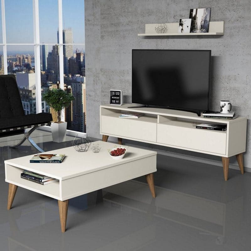 Living Room Furniture Set Best - Cream 1