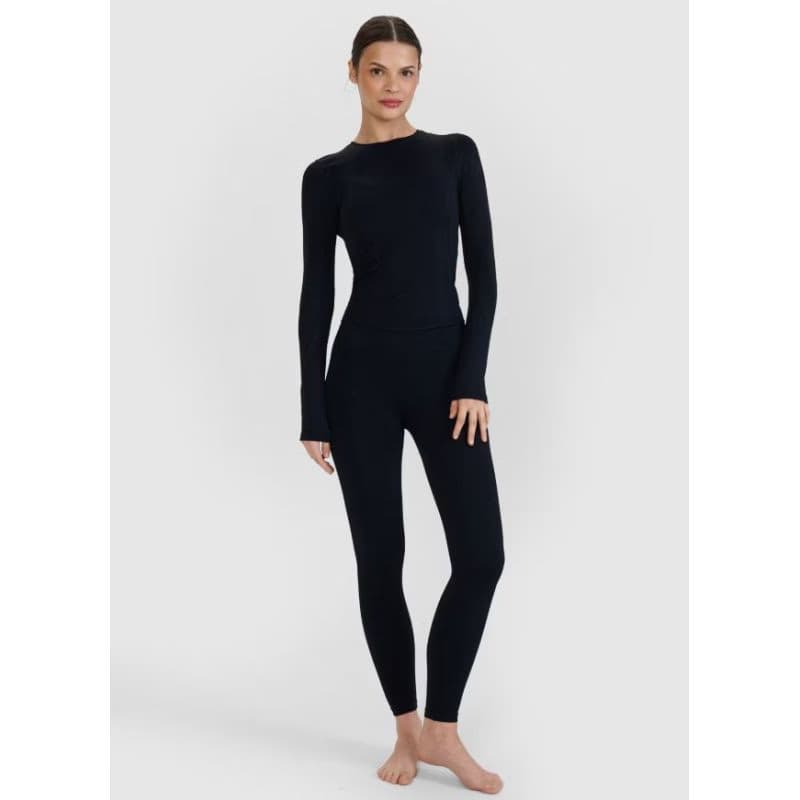 Dámske tréningové tričko s dlhým rukávom 4F LONGSLEEVE FNK F403-20S-DEEP BLACK 4