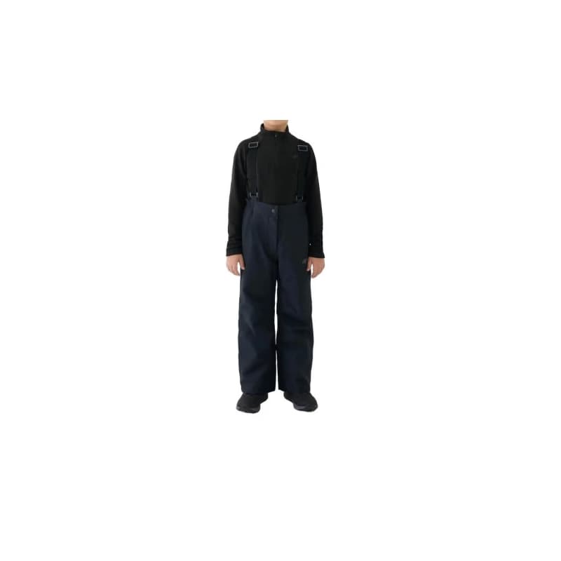 Chlapčenské lyžiarske nohavice 4F JUNIOR TROUSERS FNK M0949-4FJWAW25TFTRM0949-20S-DEEP BLACK
