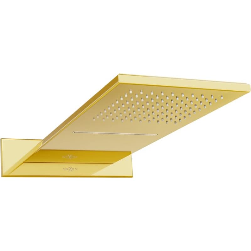 MEXEN - Vodopád hlavová sprcha slim 50x22 cm Gold 79190-50