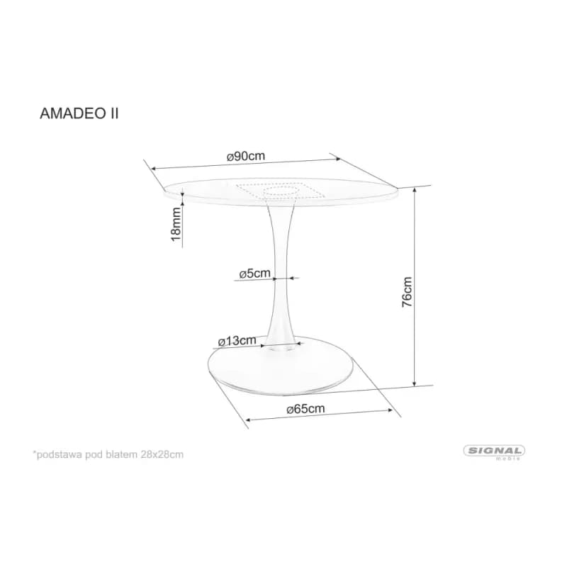 Stôl Amadeo II 3