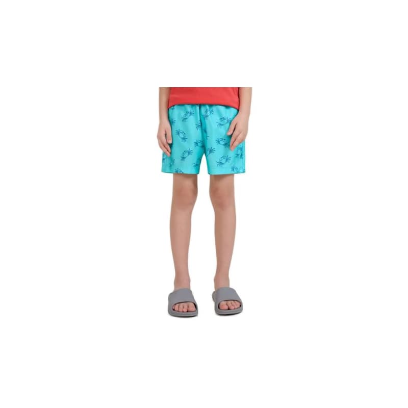 Chlapčenské plavky 4F JUNIOR BOARD SHORTS M121-47A-MINT ALLOVER 1