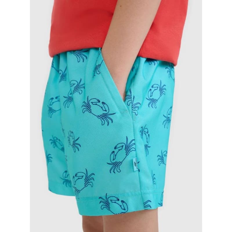 Chlapčenské plavky 4F JUNIOR BOARD SHORTS M121-47A-MINT ALLOVER 5