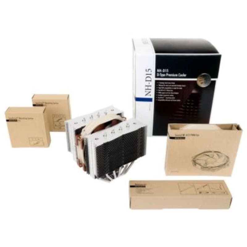 NOCTUA Chladič CPU NH-D15, 2x 140mm, LGA1851, AM5, hnedá/strieborná 5