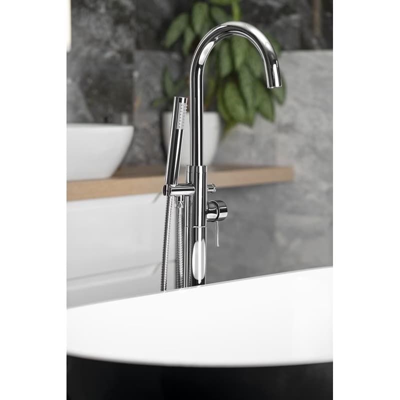 AQUALINE - CETO vaňová batéria do podlahy, chróm BV357 3