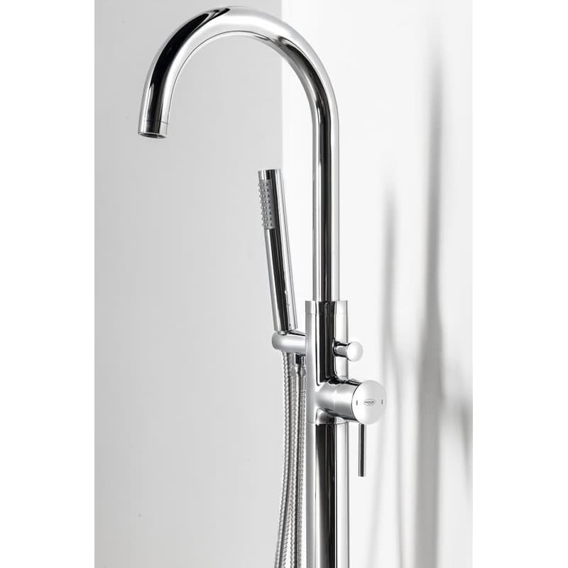 AQUALINE - CETO vaňová batéria do podlahy, chróm BV357 5