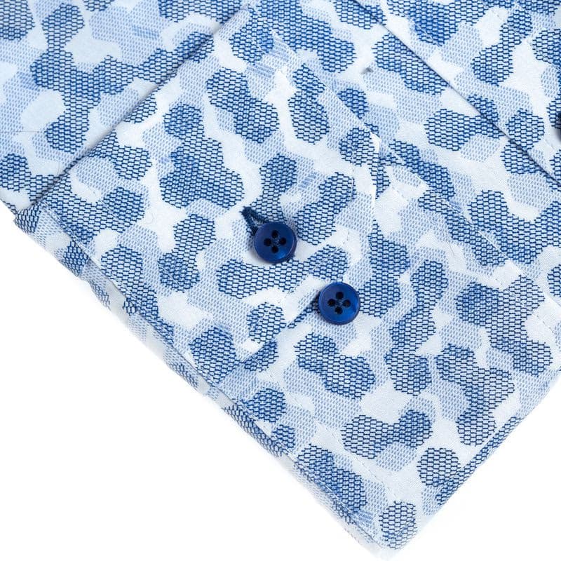 Bavlnená košeľa so vzorom v SLIM FIT strihu Di Selentino - OdessaSLIM 3