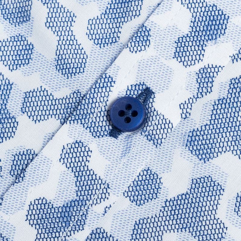 Bavlnená košeľa so vzorom v SLIM FIT strihu Di Selentino - OdessaSLIM 4