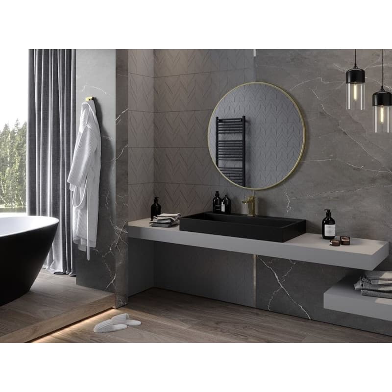 MEXEN - Loft zrkadlo 90, zlatý rám 9850-090-090-000-50 3