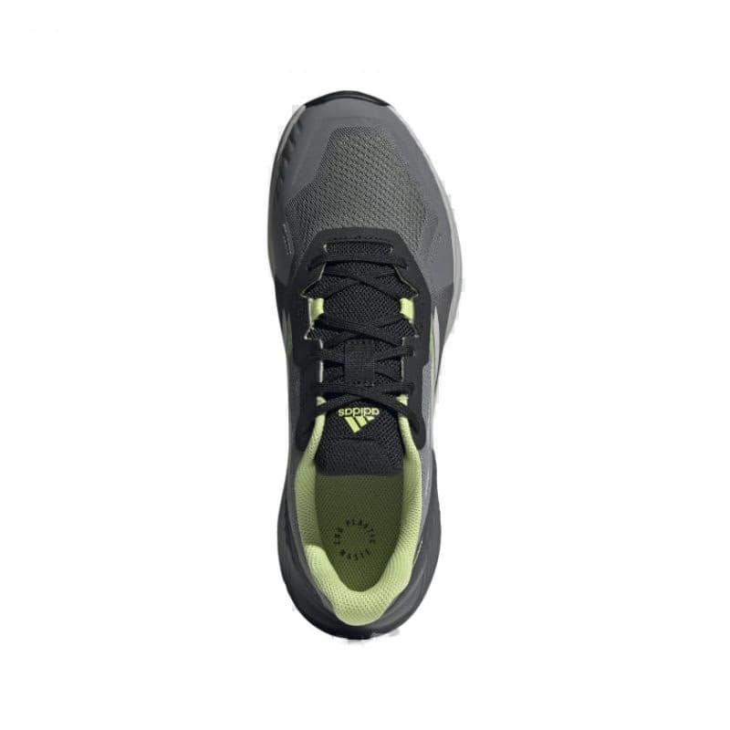 Pánska bežecká trailová obuv ADIDAS Terrex Soulstride grey four grey two pulse lime 4