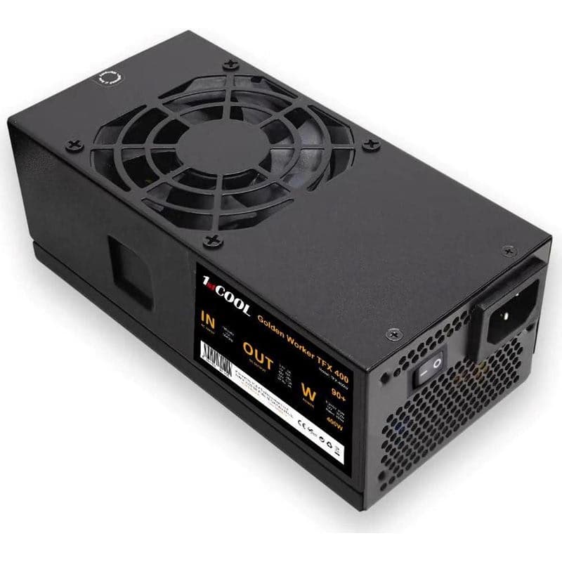 1stCOOL Zdroj Golden Worker TFX 400 88+, 400W, TFX, čierna 1