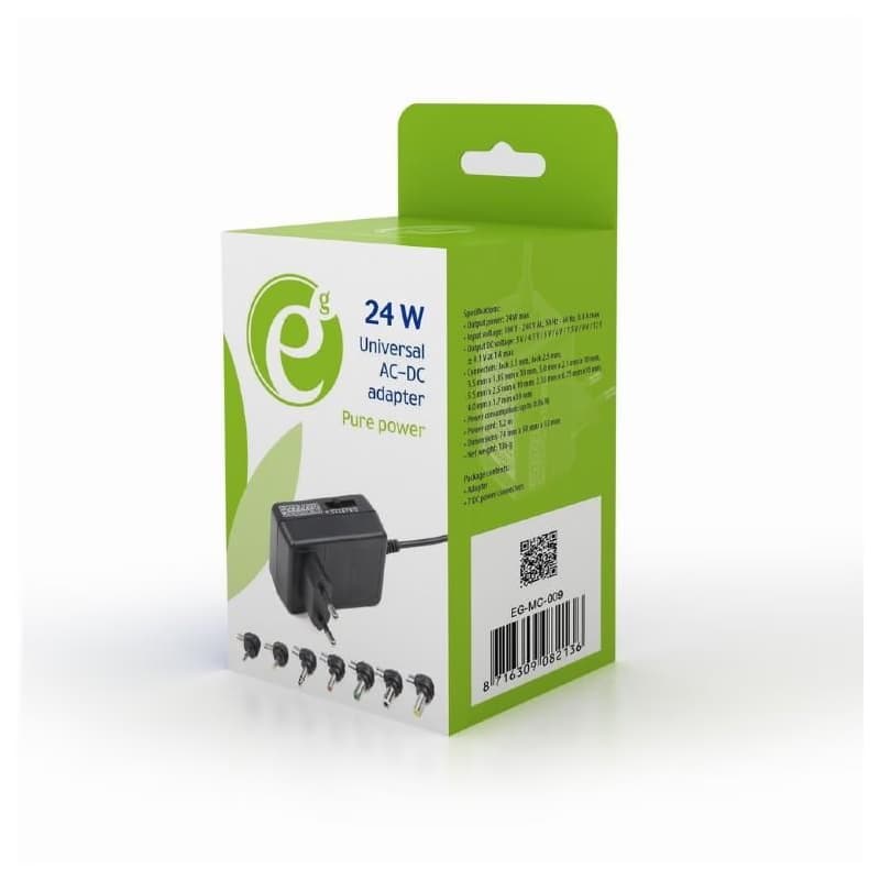 GEMBIRD Universal AC-DC adaptér, 24 W 5