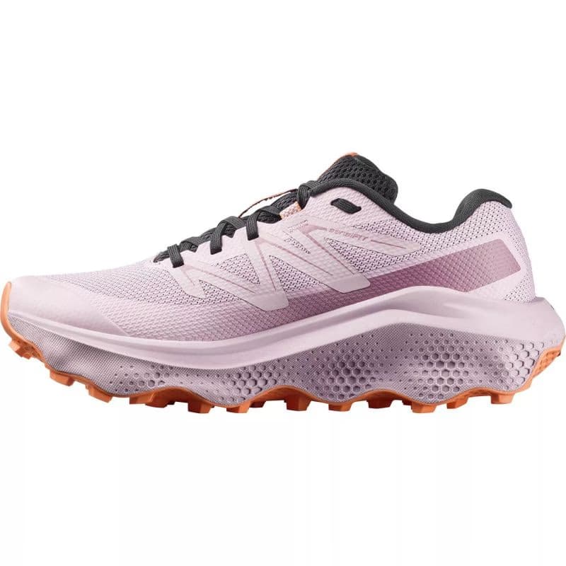 Dámska bežecká trailová obuv SALOMON Ultra Flow 2 W dawn pink black nectarine 3