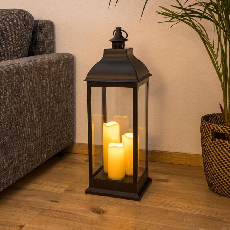 Lampión so sviečkami LED 1