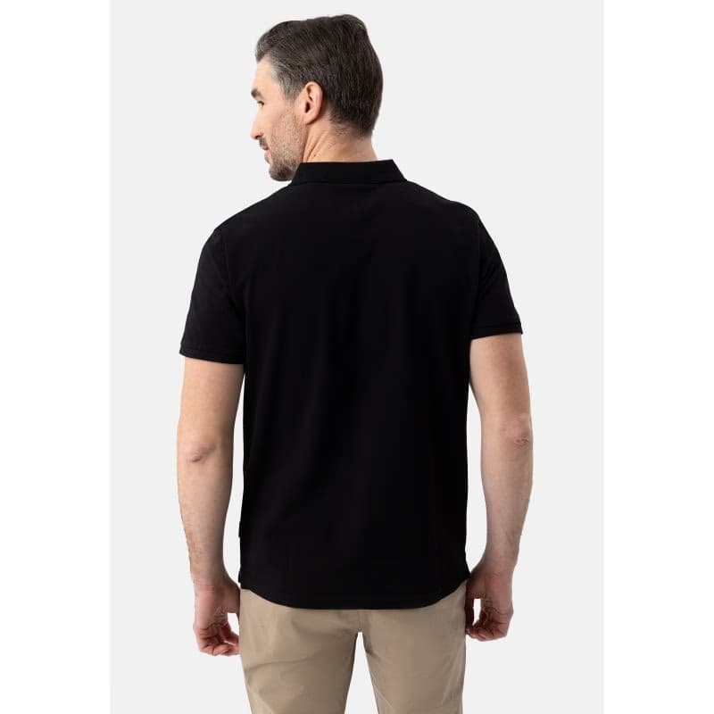 Pánske polo tričko s krátkym rukávom VOLCANO O-MOLTI-BLACK 3
