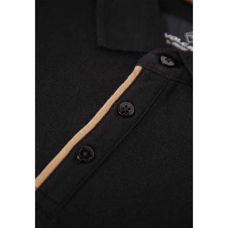 Pánske polo tričko s krátkym rukávom VOLCANO O-MOLTI-BLACK 6