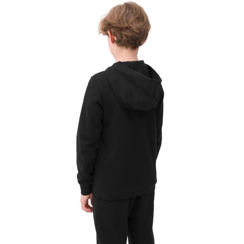 Chlapčenská mikina so zipsom 4F JUNIOR SWEATSHIRT-4FJWSS24TSWSM0926-20S-DEEP BLACK 4