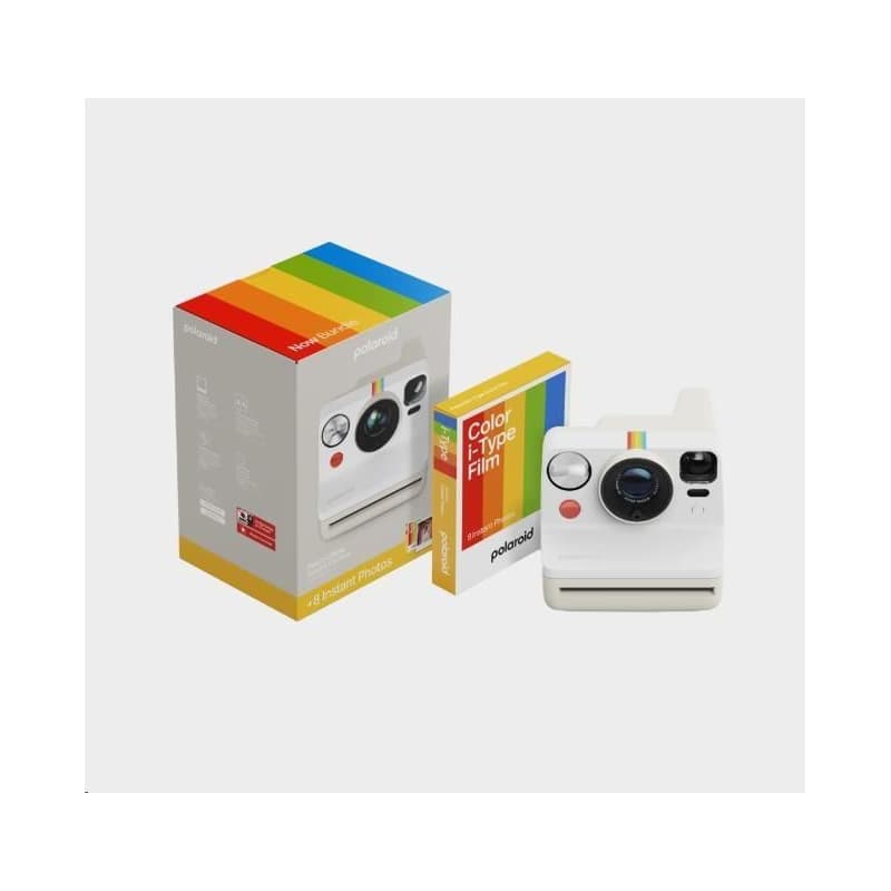 Polaroid Now Gen 3 Pebble White bundle with Color Film (8 photos) 1