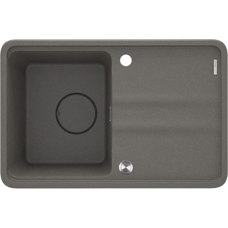 DEANTE DEANTE - Momi anthracite metallic Granitový drez, 1-bowl with drainer ZKM_T11A 1