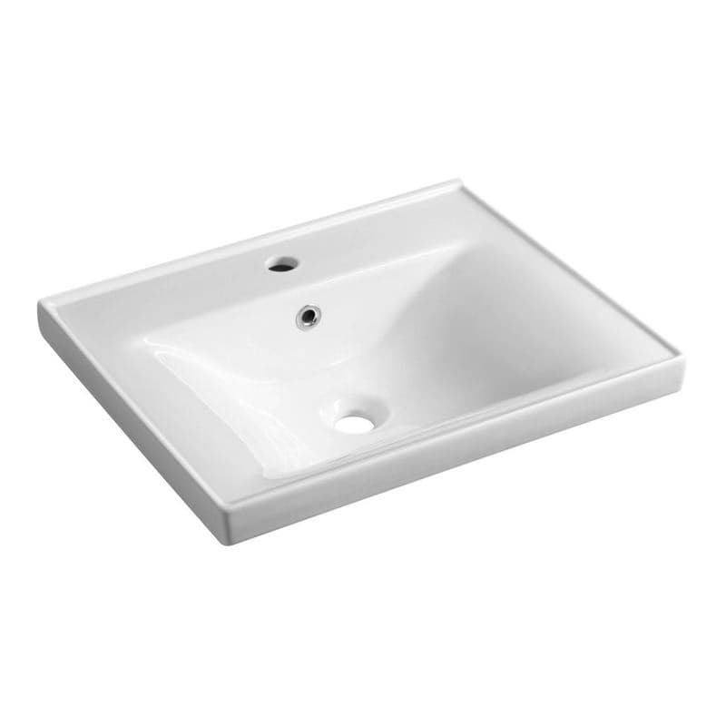 AQUALINE - SAVA 55 keramické umývadlo nábytkové 55x46cm, biela 2055