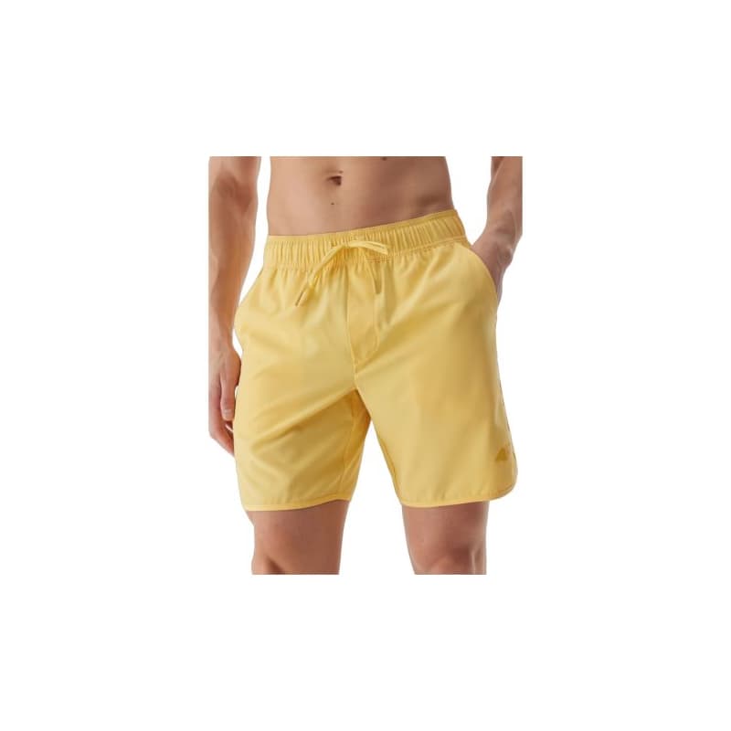 Pánske plavky 4F BOARD SHORTS-WSS24UBDSM092-71S-YELLOW 1