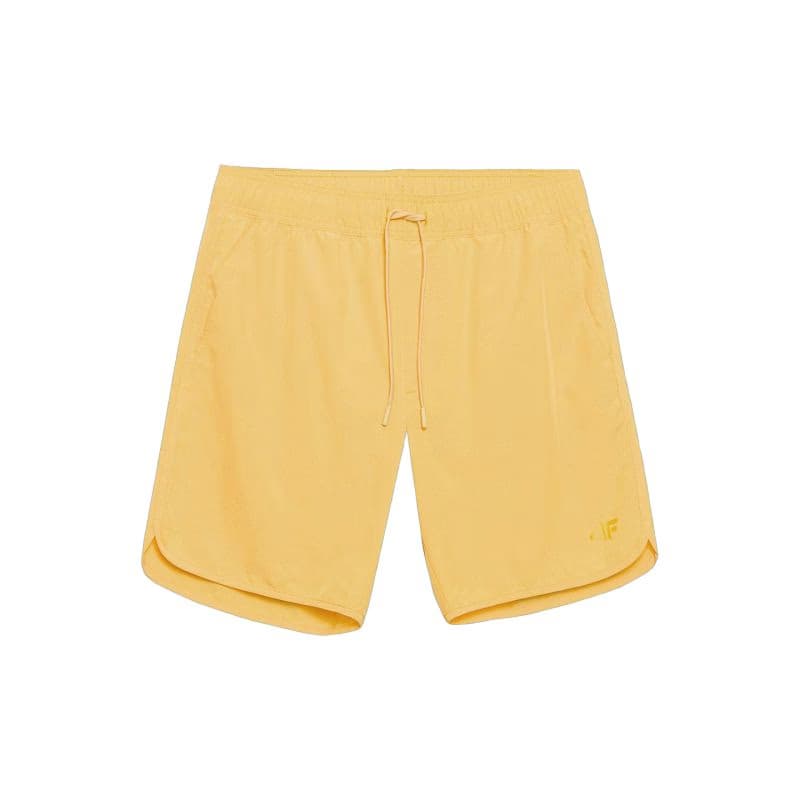Pánske plavky 4F BOARD SHORTS-WSS24UBDSM092-71S-YELLOW 5
