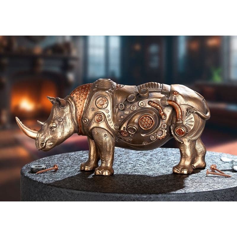 Steampunková figúrka nosorožca "Steampunk Rhinoceros"