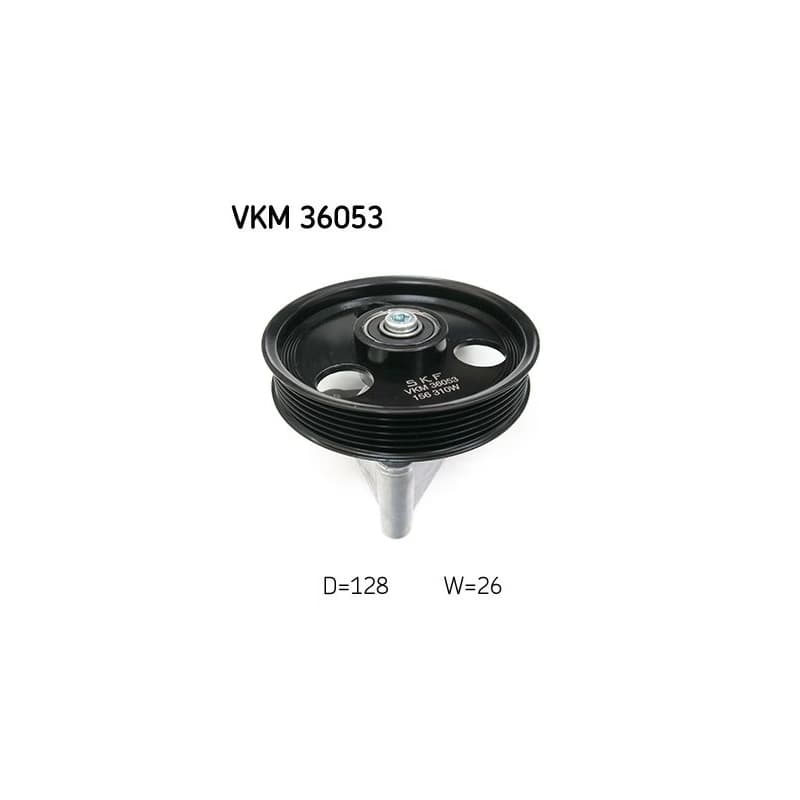 SKF Vratná/vodiaca kladka rebrovaného klinového remeňa VKM36053 1