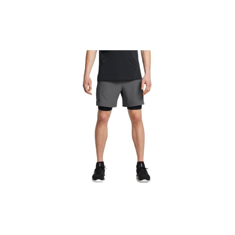Pánske tréningové kraťasy UNDER ARMOUR UA Vanish Woven 2in1 Sts-GRY 1