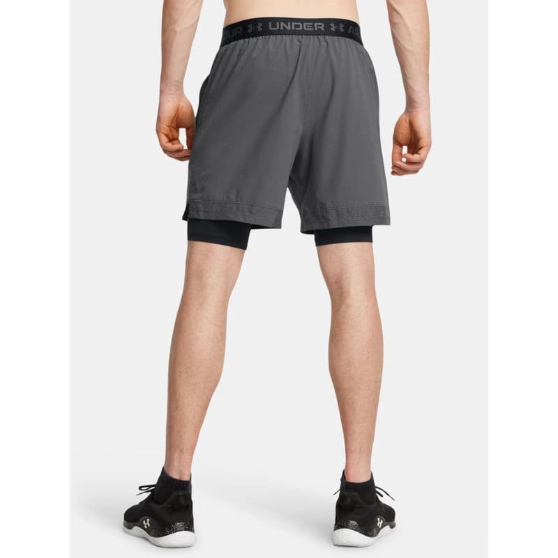 Pánske tréningové kraťasy UNDER ARMOUR UA Vanish Woven 2in1 Sts-GRY 3
