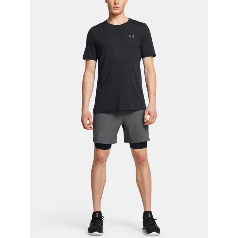 Pánske tréningové kraťasy UNDER ARMOUR UA Vanish Woven 2in1 Sts-GRY 4