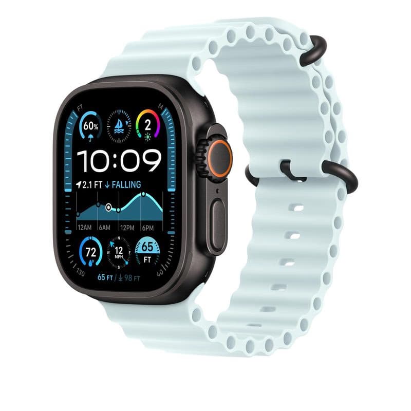 Watch Acc/49/Ice Blue Ocean Band Ext -Black Titan 2