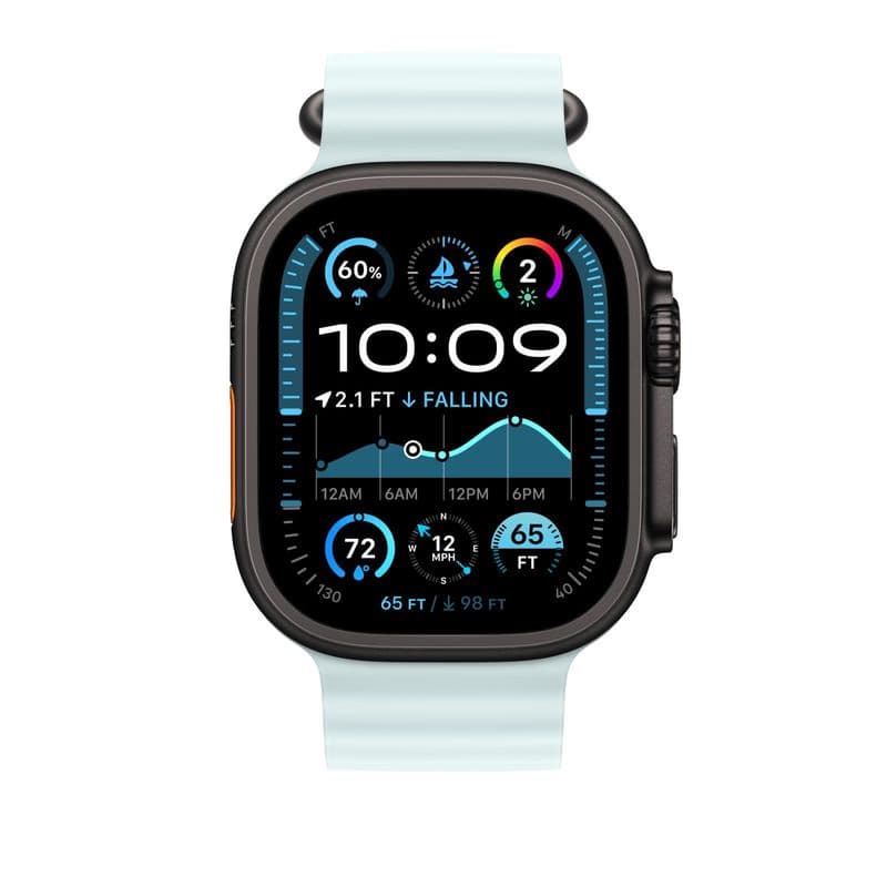 Watch Acc/49/Ice Blue Ocean Band Ext -Black Titan 3
