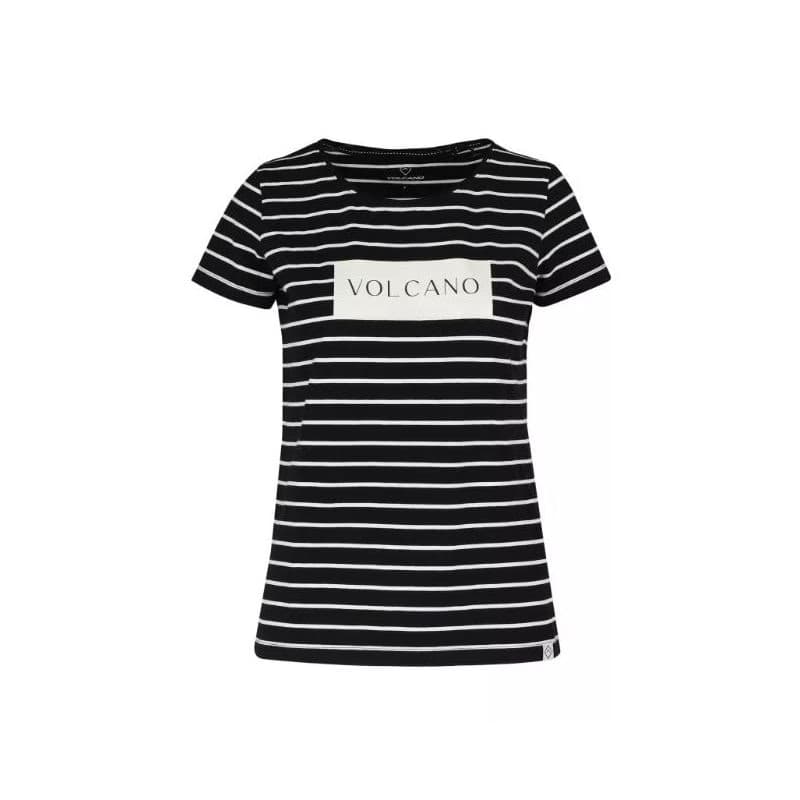 Dámske tričko s krátkym rukávom VOLCANO T-VIV -BLACK 3