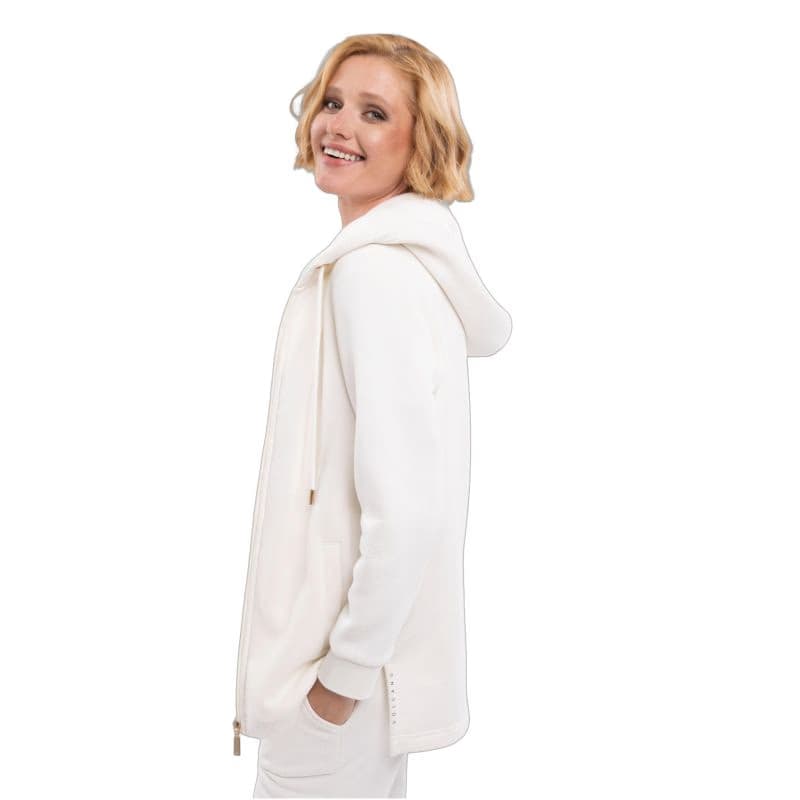 Dámska zateplená mikina so zipsom VOLCANO B-FLOFI-101-CREAM 3