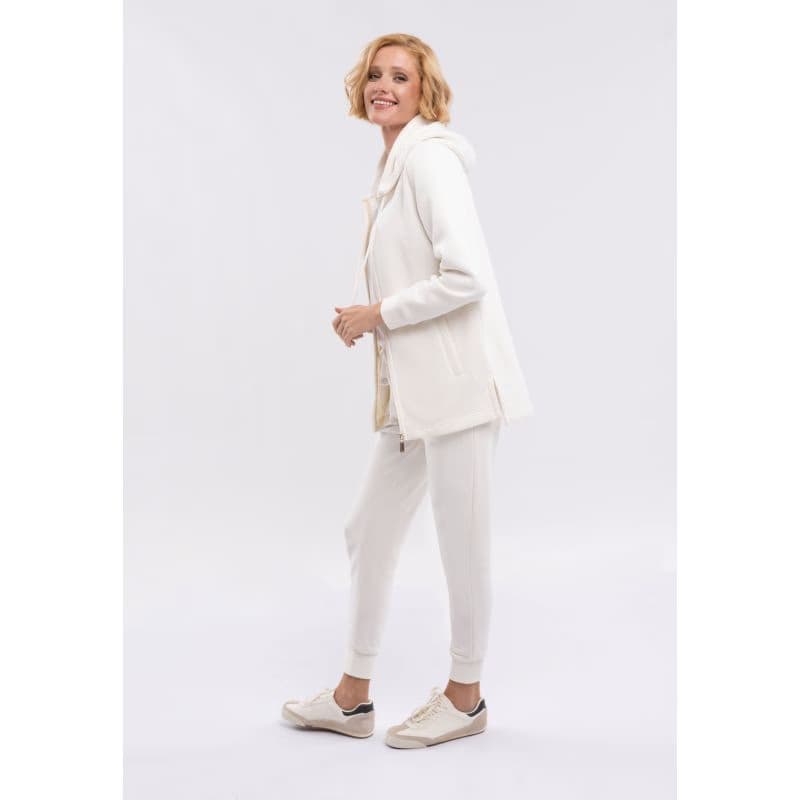 Dámska zateplená mikina so zipsom VOLCANO B-FLOFI-101-CREAM 5