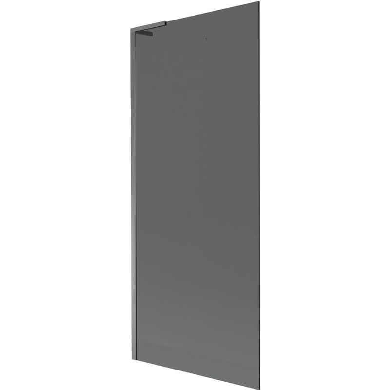 MEXEN/S - Next L vaňová zástena FIX 80 x 150, grafit, grafit metal 895-080-000-03-40-95