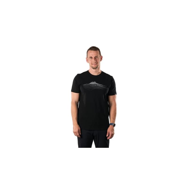 Pánske turistické tričko s krátkym rukávom NORTHFINDER JACINT-301darkgrey 1