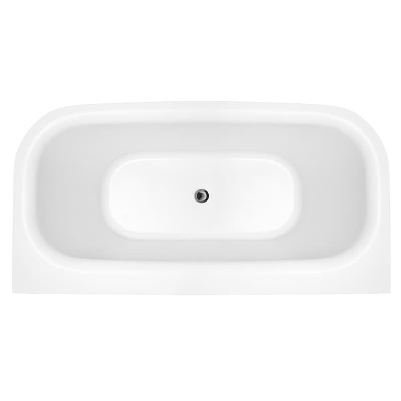 KERRA - Vaňa prisadená MONA 150 (biely lesk) 5907548115102 4