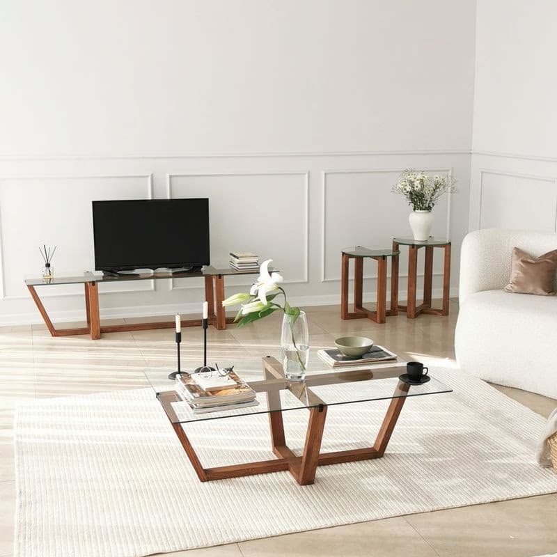 Sada odkladacích stolíkov (2 kusy) Amalfi - Walnut 4