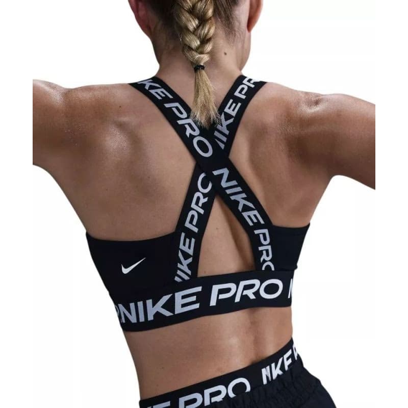 Dámska tréningová športová podprsenka NIKE PRO W NP BRA TT BLACK BLACK WHITE 2