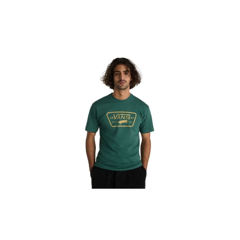 Pánske tričko s krátkym rukávom VANS MN FULL PATCH-BISTRO GREEN