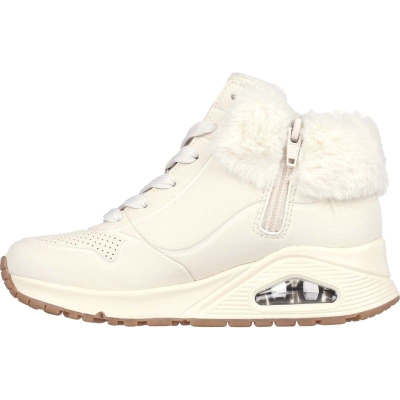 Dievčenské členkové zimné topánky SKECHERS Uno Fall Air natural 2