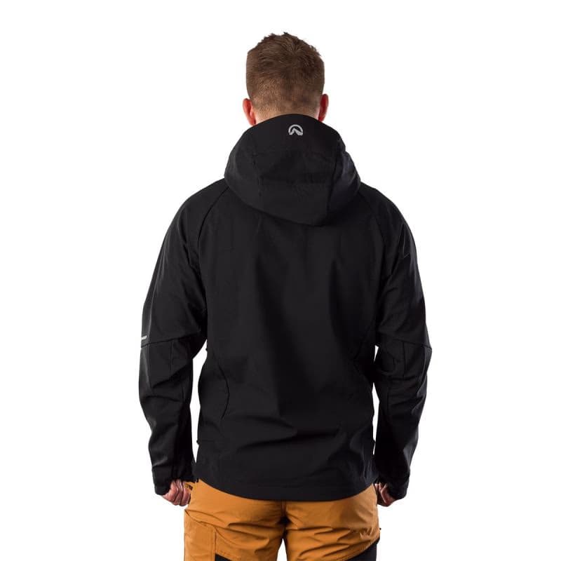 Pánska turistická bunda s kapucňou NORTHFINDER CLIFTON 270blackblack 5