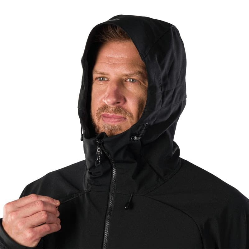 Pánska turistická bunda s kapucňou NORTHFINDER CLIFTON 270blackblack 6