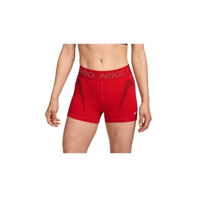 Dámske tréningové kraťasy NIKE PRO W NP DF MR 3IN SHORT TT GRX-657-Red 1