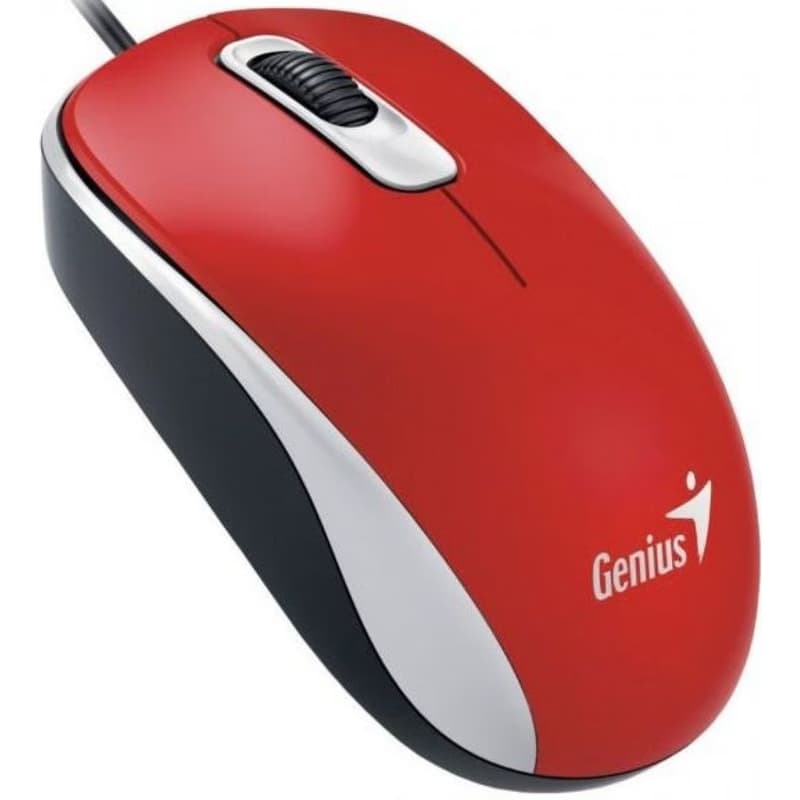 GENIUS myš DX-110, drôtová, 1000 dpi, USB, červená 2
