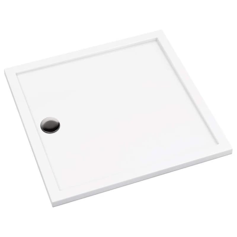 DEANTE - Prizma biela Akrylová sprchová vanička, štvorcová, 90 cm KTJ_081B