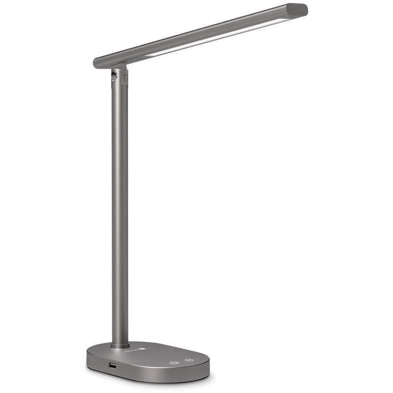 CONNECT IT SHINE stolná LED lampička, USB výstup, ŠEDÁ 1