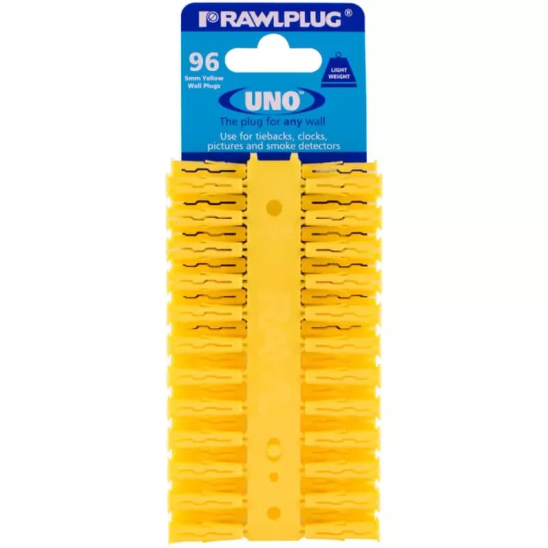 Hmoždinka univerzálna UNO DAMPER žltý 5x24 mm (96 ks)